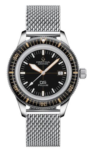 Certina DS PH200M Stainless Steel Black Mesh