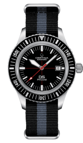 Certina DS PH200M Stainless Steel Black NATO