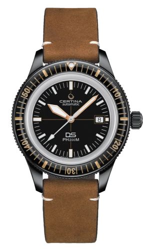Certina DS PH200M PVD Black Calf