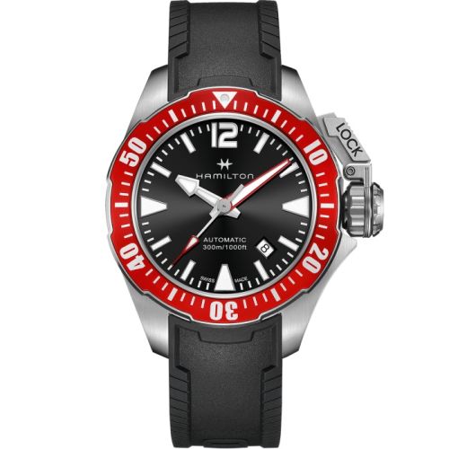 Hamilton Frogman Auto 42 Stainless Steel Black