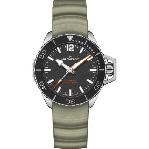 Hamilton Frogman Auto 41 Stainless Steel Black Rubber