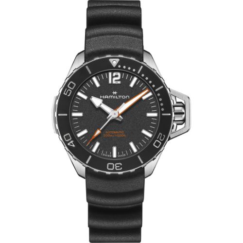 Hamilton Frogman Auto 41 Stainless Steel Black Rubber