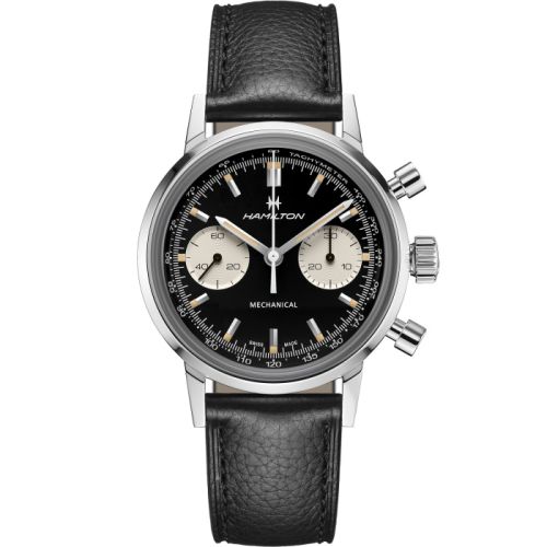 Hamilton Intra-Matic Chronograph H Stainless Steel Black