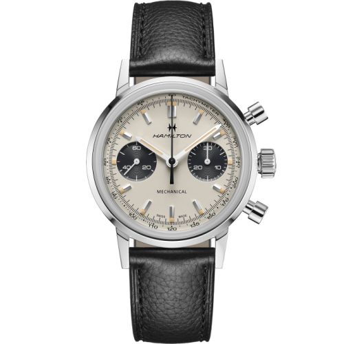 Hamilton Intra-Matic Chronograph H Stainless Steel White