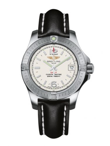 Breitling Colt Lady Stratus Silver Calf Pin