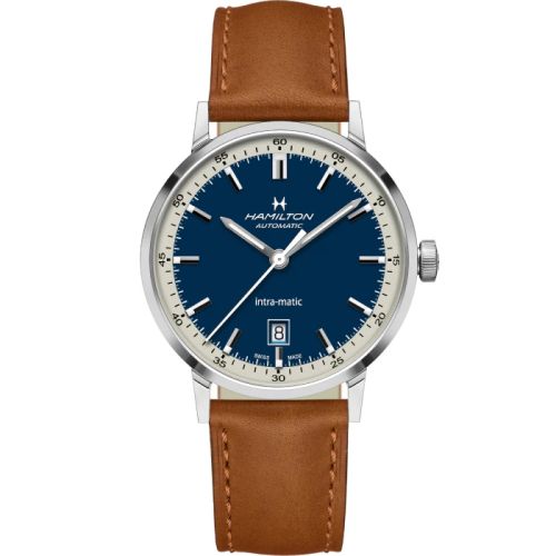 Hamilton Intra-Matic 40 Stainless Steel Blue