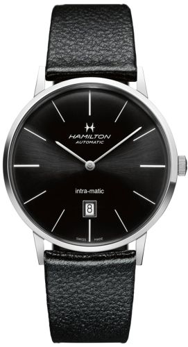 Hamilton Intra-Matic 42 Stainless Steel Black Strap