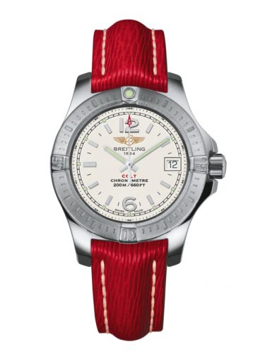 Breitling Colt Lady Stratus Silver Sahara Pin