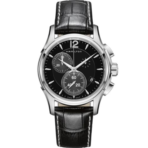 Hamilton Jazzmaster Chrono Quartz 42 Stainless Steel Black