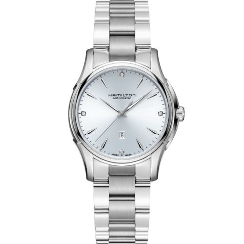 Hamilton Jazzmaster Lady Auto 34 Stainless Steel Blue - Diamond Bracelet