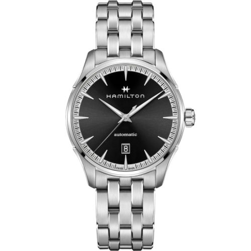 Hamilton Jazzmaster Auto 40 Stainless Steel Black Bracelet