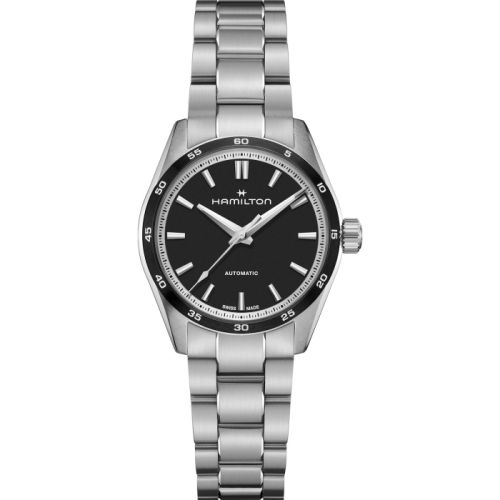 Hamilton Jazzmaster Performer Auto 34 Stainless Steel Black Bracelet