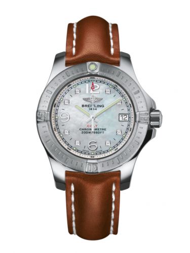 Breitling Colt Lady Pearl Diamond Calf Pin