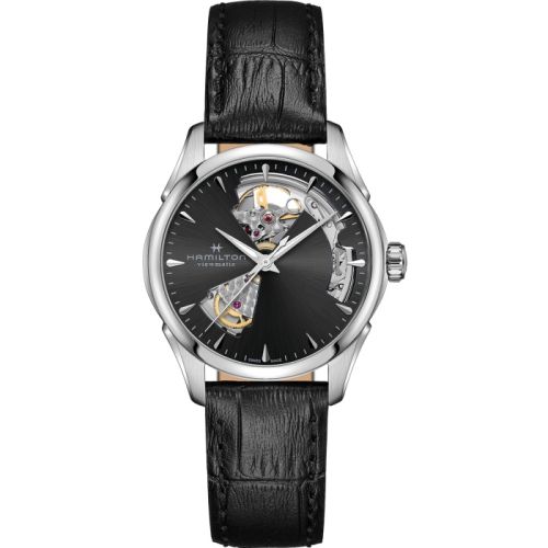 Hamilton Jazzmaster Open Heart 36 Stainless Steel Black
