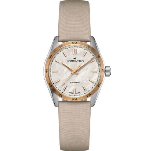 Hamilton Jazzmaster Performer Auto 34 Stainless Steel - Rose Gold MOP