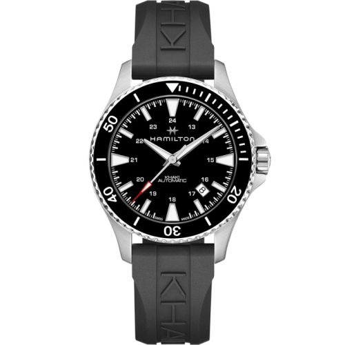 Hamilton Khaki Navy Scuba Auto Stainless Steel Black