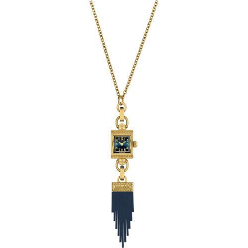 Hamilton Lady Hamilton Necklace Yellow Gold Blue