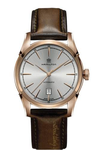 Hamilton Spirit Of Liberty Auto Rose Gold Silver