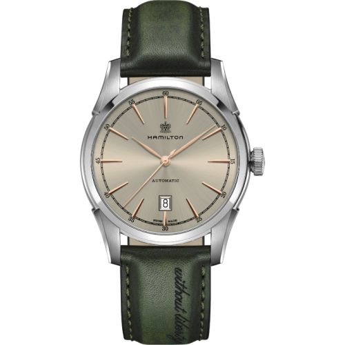 Hamilton Spirit Of Liberty Auto 42 Stainless Steel Beige