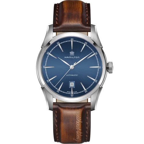 Hamilton Spirit of Liberty Auto 42 Stainless Steel Blue