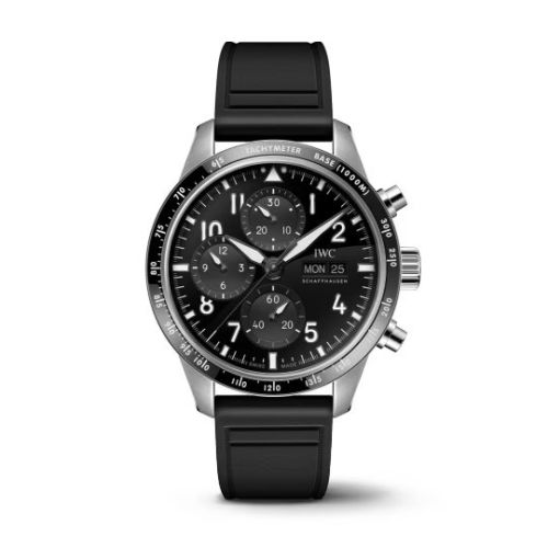 IWC Pilot's Watch Performance Chronograph Titanium Black Rubber