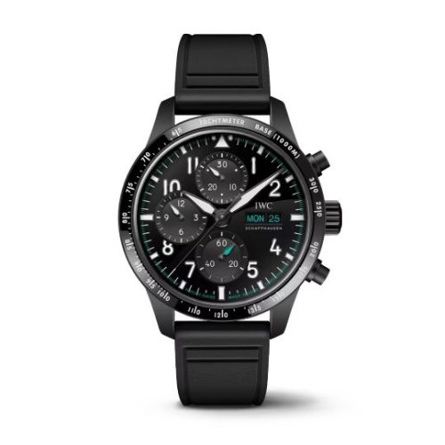 IWC Pilot's Watch Performance Chronograph Ceratanium Black Rubber