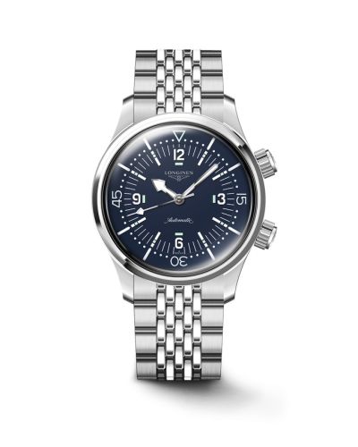Longines Heritage Legend Diver 39 Stainless Steel Blue Bracelet