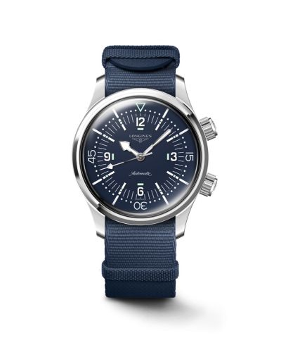 Longines Heritage Legend Diver 39 Stainless Steel Blue NATO