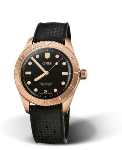 Oris Divers Sixty-Five 38 Cotton Candy Sepia Tropic