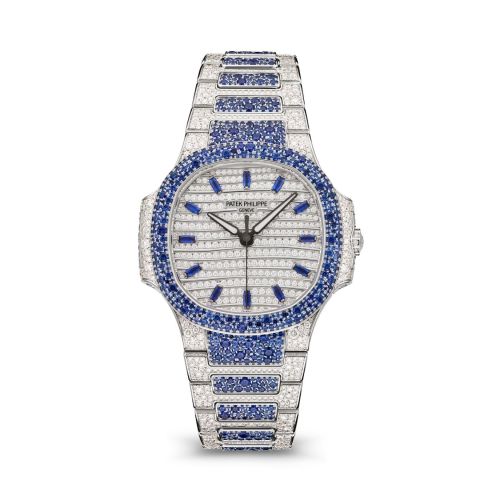 Patek Philippe Nautilus 7118 Haute Joaillerie White Gold - Sapphire