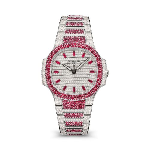 Patek Philippe Nautilus 7118 Haute Joaillerie White Gold - Ruby