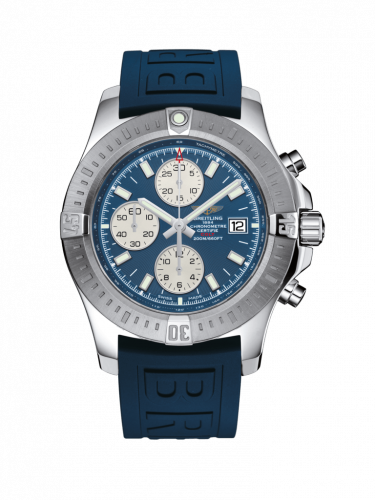 Breitling Colt Chronograph Automatic Stainless Steel Mariner Blue Rubber Folding