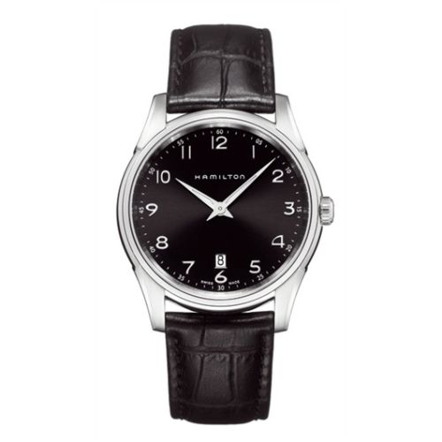 Hamilton Jazzmaster Thinline Quartz 42 Stainless Steel Black