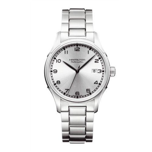 Hamilton Valiant Auto 40 Stainless Steel Silver Bracelet