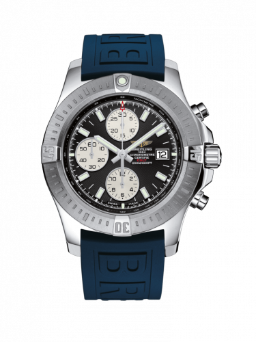 Breitling Colt Chronograph Automatic Stainless Steel Volcano Black Rubber Pin