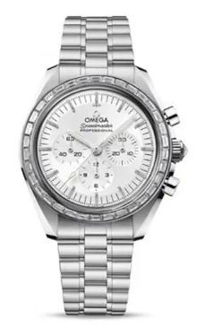 Omega Speedmaster Professional Moonwatch 3861 Canopus Gold - Baguette Silver - Diamond Bracelet