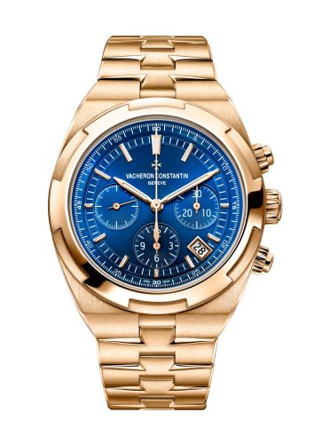 Vacheron Constantin Overseas Chronograph Pink Gold Blue