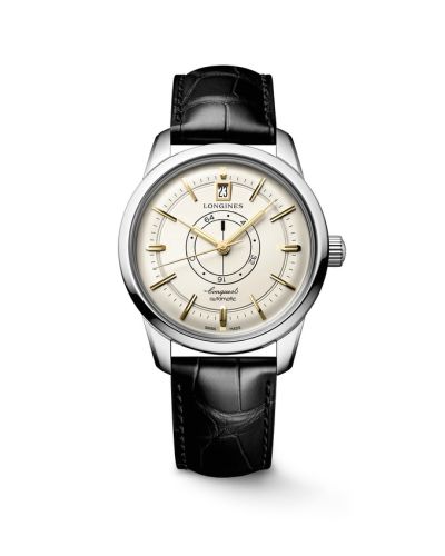 Longines Conquest Heritage Power Reserve 38 Stainless Steel Silver