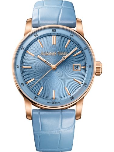 Audemars Piguet CODE 11.59 Automatic 38 Pink Gold Light Blue