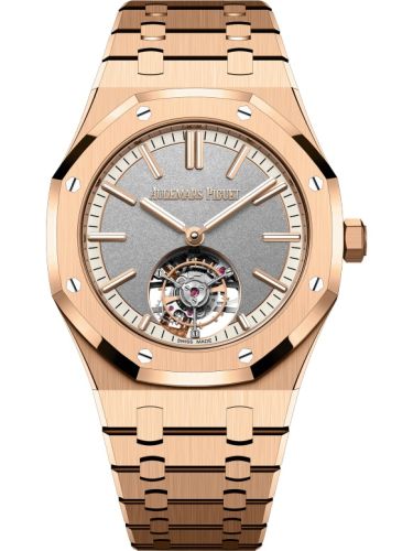Audemars Piguet Royal Oak Self-Winding Flying Tourbillon Pink Gold Grey