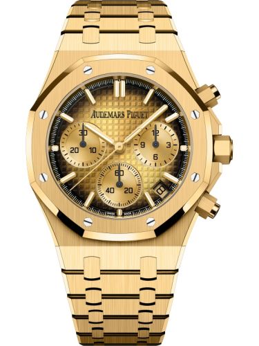 Audemars Piguet Royal Oak Chronograph 41 Yellow Gold Smoked Champagne