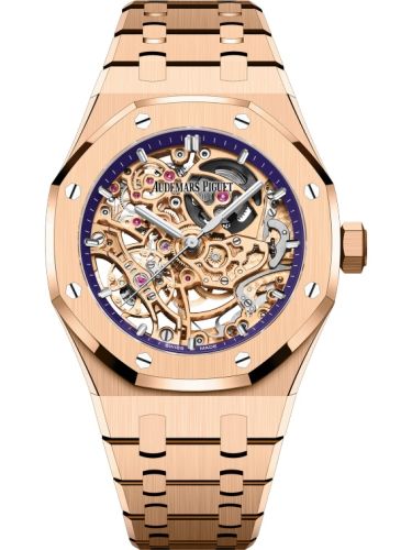 Audemars Piguet Royal Oak 37 Double Balance Wheel Openworked Pink Gold Purple