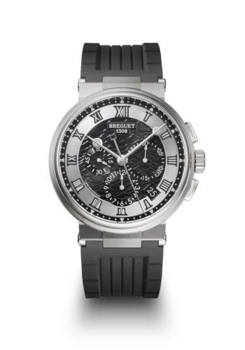 Breguet Marine Chronograph 5525 White Gold Ginza