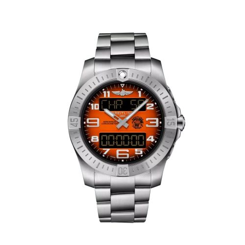 Breitling Aerospace B70 Orbiter Titanium Orange Bracelet