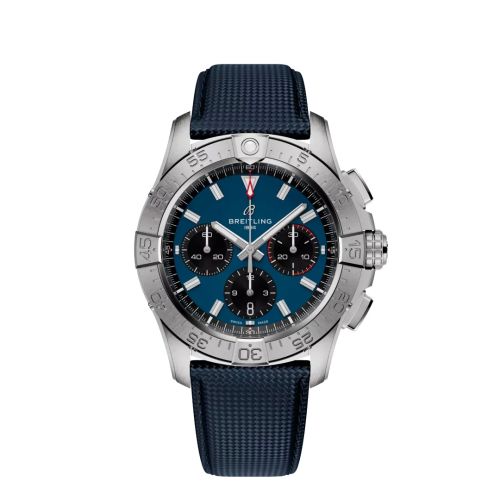 Breitling Avenger B01 Chronograph 42 Stainless Steel Blue Strap