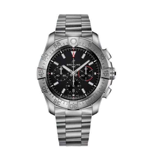 Breitling Super Avenger B01 Chronograph 46 Titanium Black Bracelet