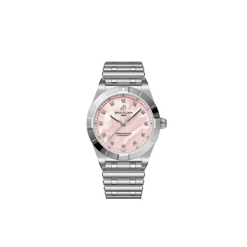 Breitling Chronomat 28 Stainless Steel Pink MOP