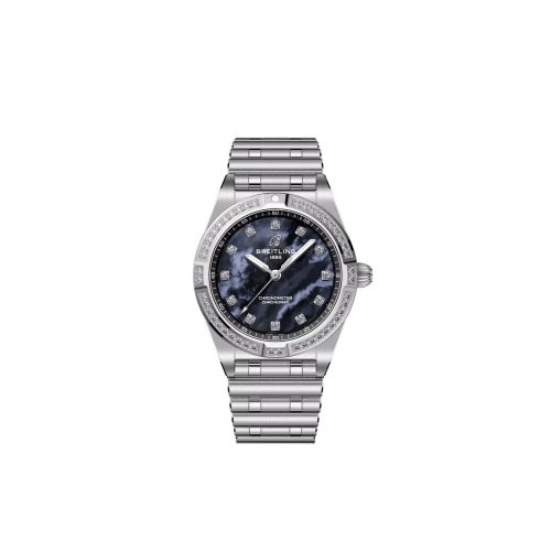 Breitling Chronomat 28 Stainless Steel - Diamond Black MOP