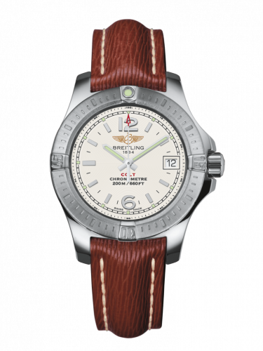 Breitling Colt Lady Stratus Silver Sahara Pin