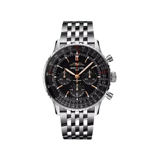 Breitling Navitimer B01 Chronograph 43 Stainless Steel Black Boutique Edition